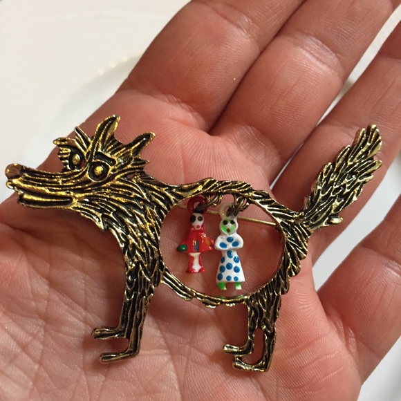 Kathrono Jewelry - 🐺 New list! 🐺 Big bad wolf brooch